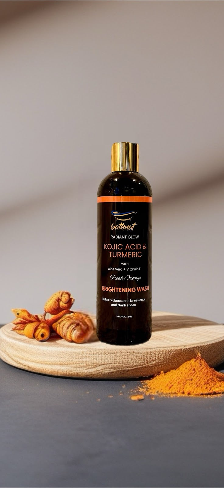 KOJIC ACID & TURMERIC FACE/BODY WASH